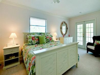Master bedroom with king bed